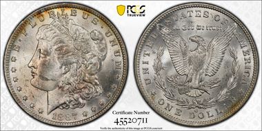 1887-O $1 MS62