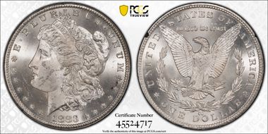 1883-CC $1 GSA Hoard MS63