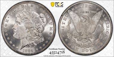 1884-CC $1 GSA Hoard MS64