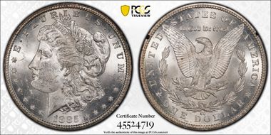 1885-CC $1 GSA Hoard MS62