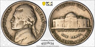 1939 5C Doubled Monticello F12