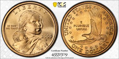 2000-P SAC$1 MS67