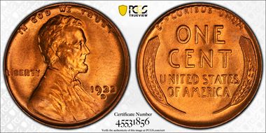 1933-D 1C MS66RD