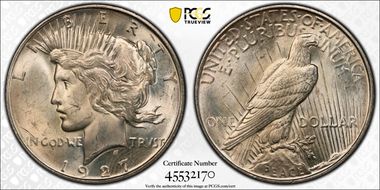 1927-D $1 MS63