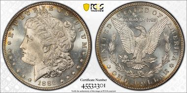 1886 $1 MS63