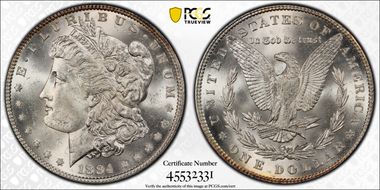 1884 $1 MS64