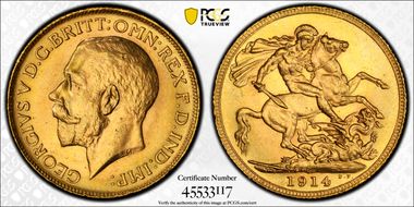 1914-C Sov S-3997 MS65