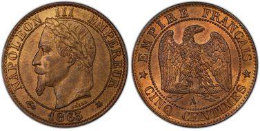 1865-A 5C Gad-155 F-117 MS64RB