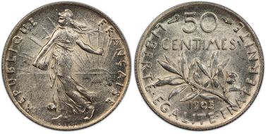 1905 50C Gad-420 F-190 AU58