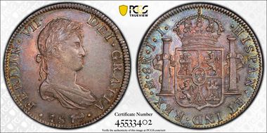 1819-Mo JJ 8 R Calico-1334 Yon-M8-119 AU58