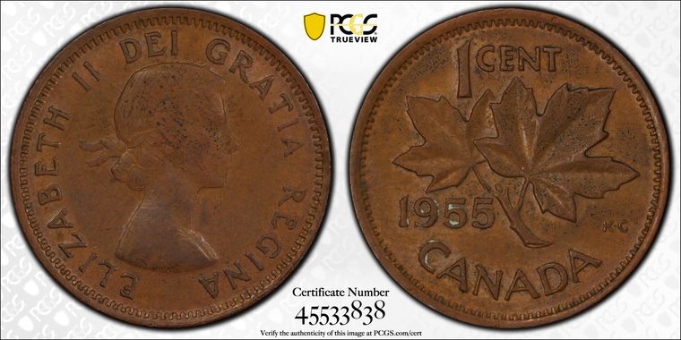 Cert 45533838 - Coin Image