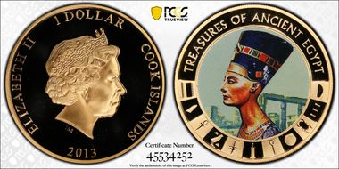 2013 $1 Queen Nefertiti Treasures of Ancient Egypt PL67
