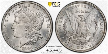 1896 $1 MS66