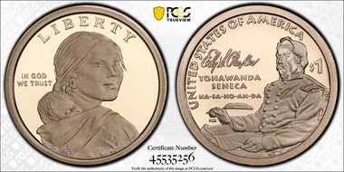 2022-S $1 Native American First Strike PR70DCAM