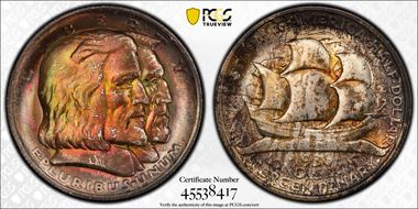 1936 50C Long Island MS67+ 