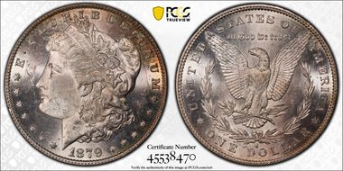 1879-S $1 MS62