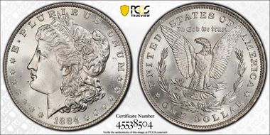 1884-O $1 MS67