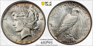 1923-D $1 MS64