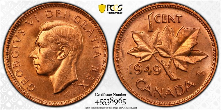 Cert 45538965 - Coin Image