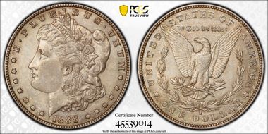 1888-S $1 AU53