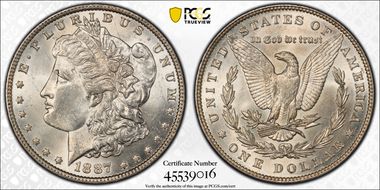 1887 $1 MS63