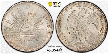 1835-Go PJ 8 R Go17 Star on Cap MS62