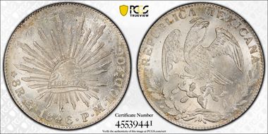 1846-Go PM 8 R Go29 MS62