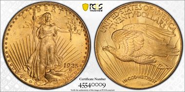 1925 $20 MS66