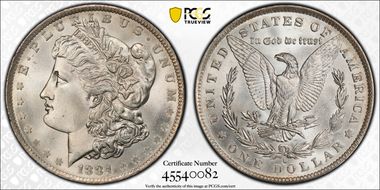 1884-O $1 MS67