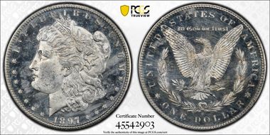 1897-S $1 MS64DMPL