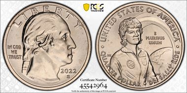2022-S 25C Dr. Sally Ride First Strike MS65