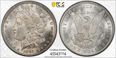 1891-CC $1 MS64