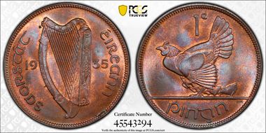 1935 1D MS64RB