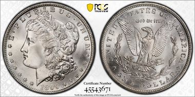1899-O $1 MS67+ 