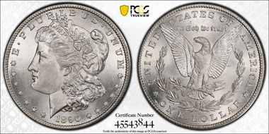 1890-S $1 MS64
