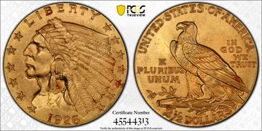 1926 $2.50 MS66