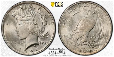 1924 $1 MS67