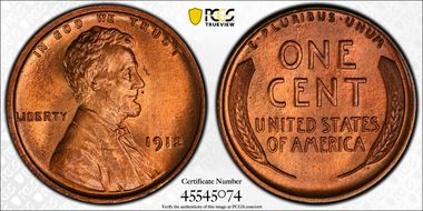1912 1C MS66RD