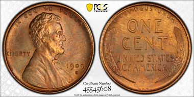 1909-S VDB 1C MS64RB