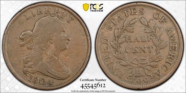 1804 1/2C Plain 4, Stems F12BN