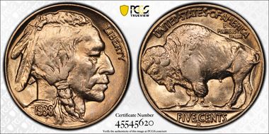 1938-D 5C Buffalo MS66