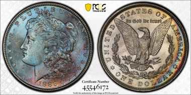 1886 $1 MS67