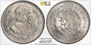 1966-Mo Peso KM-459 MS64