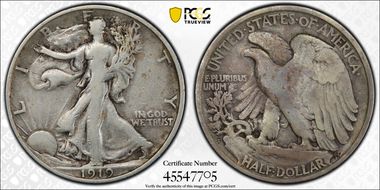 1919-S 50C VF20
