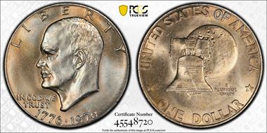 1976 $1 Type 2 MS64