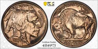 1936-D 5C MS67