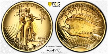 2009 $20 Ultra High Relief MS69PL