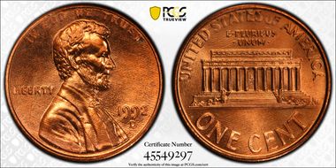 1992-D 1C Close AM MS66RD