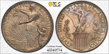 1915-S 50C Panama-Pacific N1