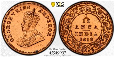 1912(C) 1/12 An SW-8.531 Restrike PR63RD